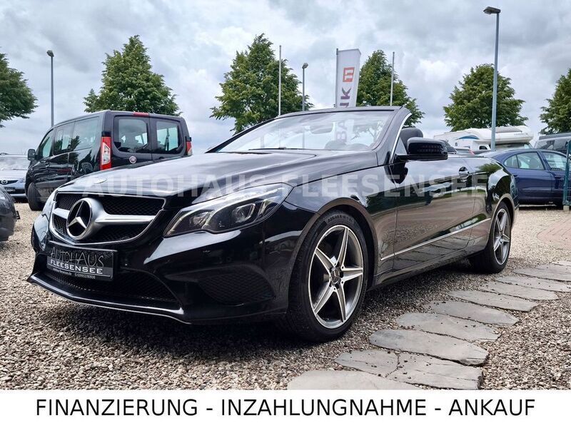 Schwarz Gebraucht 2016 Mercedes E200 Cabrio | 20.400 € (Guter Preis) - Bild 1/4