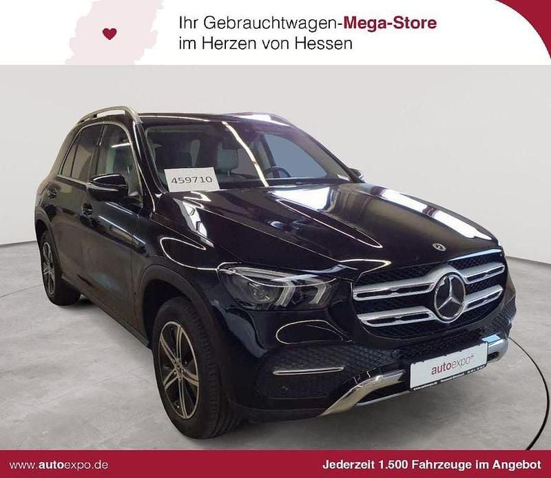 Obsidianschwarz metallic Gebraucht 2022 Mercedes GLE300 SUV | 49.990 € (Guter Preis) - Bild 1/4