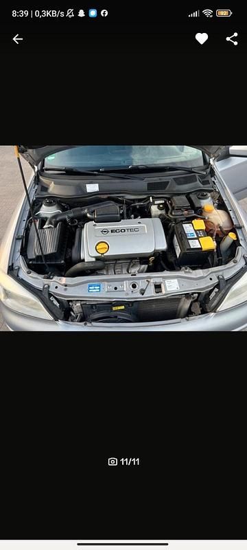 Gebraucht Opel Astra 101 PS (74 kW) 2002 Grau Coupé