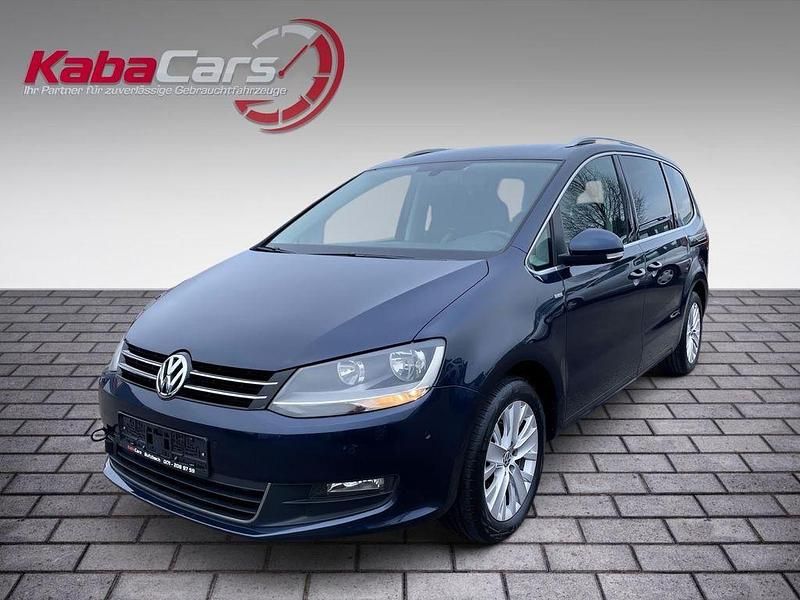 Gebraucht VW Sharan Comfortline 150 PS (110 kW) 2014 Night blue metallic Van / Kleinbus