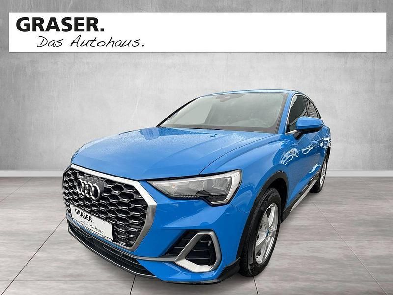 Blau Gebraucht 2020 Audi Q3 Sportback S-Line SUV | 27.400 € (Fairer Preis) - Bild 1/4
