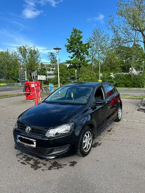 Gebraucht VW Polo Trendline 70 PS (51 kW) 2011 Schwarz Kleinwagen