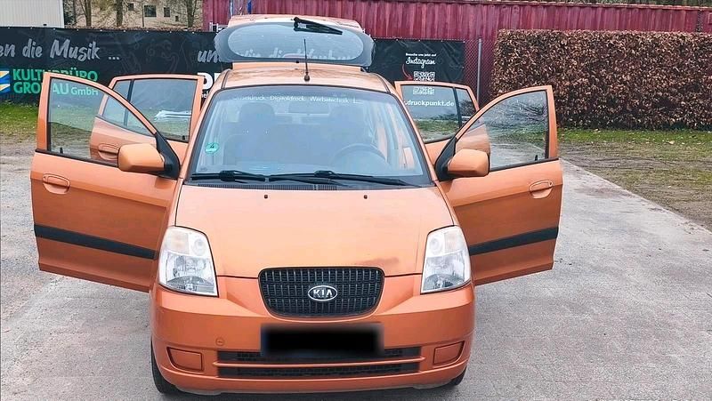 Gebraucht Kia Picanto 65 PS (47 kW) 2005 Orange Kleinwagen