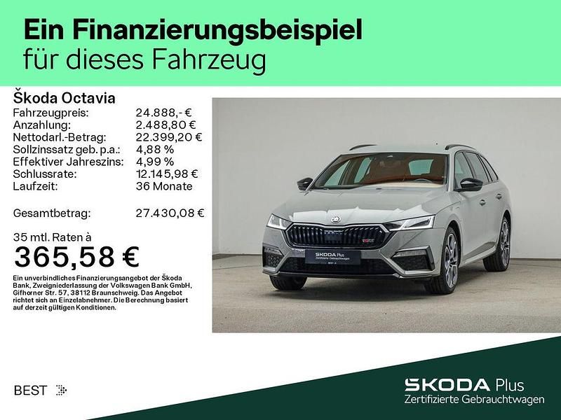 Gebraucht Skoda Octavia RS 245 PS (180 kW) 2021 Grau Kombi