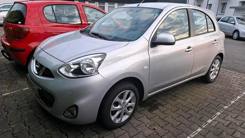 Silber Gebraucht 2014 Nissan Micra Kleinwagen | 6.700 € (Guter Preis) - Bild 1/4