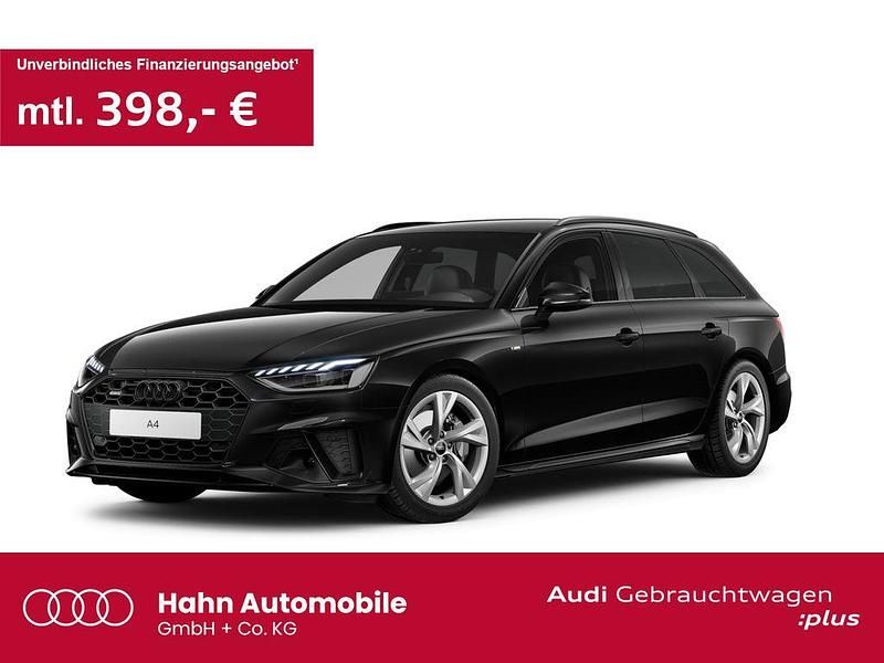 Mythosschwarz metallic Gebraucht 2024 Audi A4 S-Line Kombi | 36.930 € (Fairer Preis) - Bild 1/3