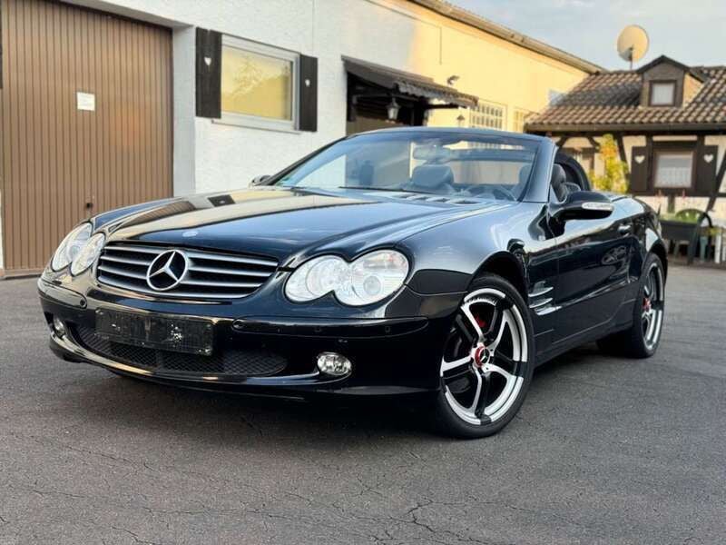 Schwarz Gebraucht 2003 Mercedes SL350 Cabrio | 14.300 € (Fairer Preis) - Bild 1/4