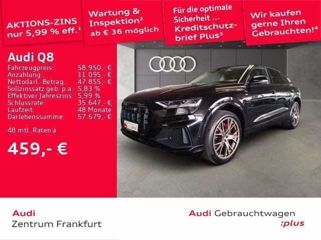 Gebraucht Audi Q8 Ambiente 286 PS (210 kW) 2021 Mythosschwarz metallic SUV