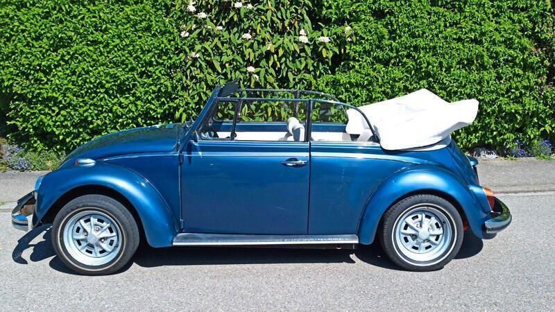 Blau Gebraucht 1969 VW Käfer Cabrio | 23.900 € - Bild 1/4