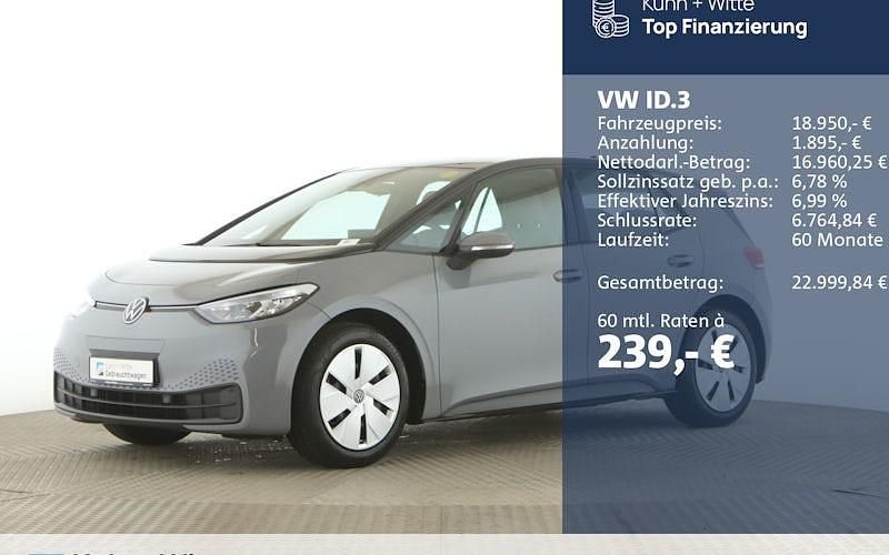 Gebraucht VW ID.3 Pure 110 kW (150 PS) 2021 Grau Kleinwagen