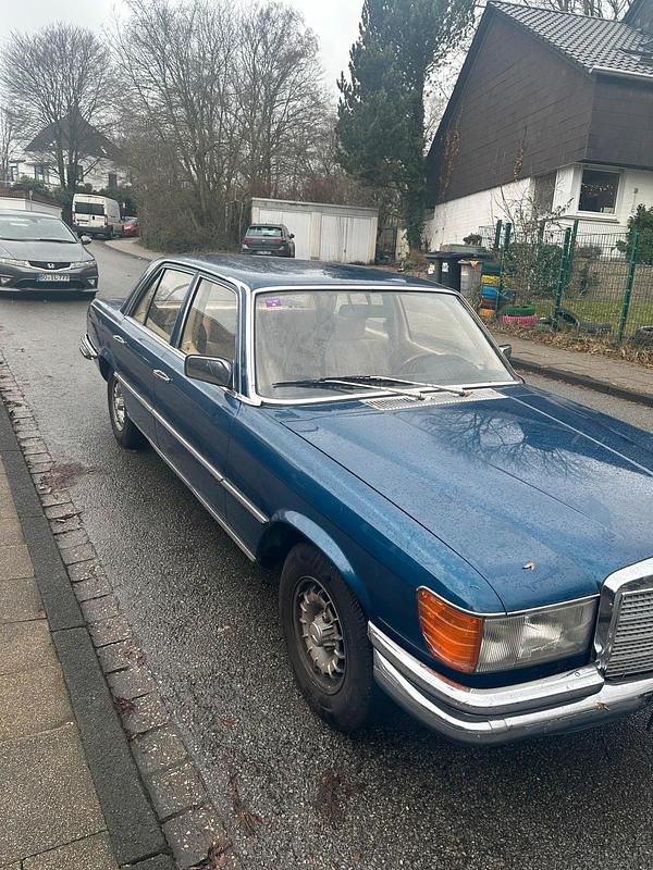 Blau Gebraucht 1979 Mercedes S280 Limousine | 7.450 € - Bild 1/4
