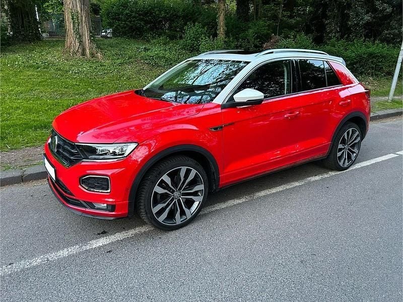 Rot Gebraucht 2019 VW T-Roc R-line SUV | 18.999 € (Guter Preis) - Bild 1/4