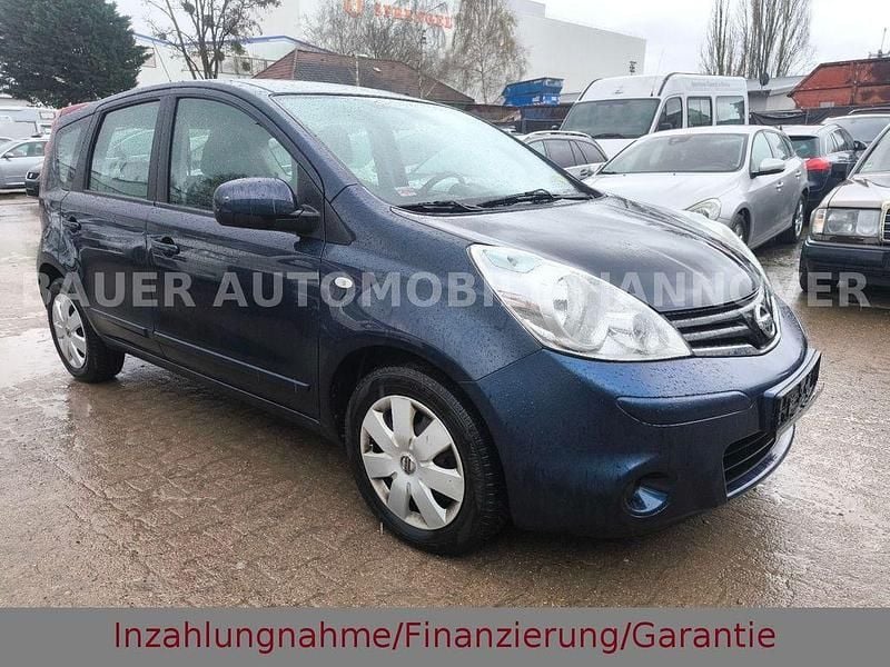 Gebraucht Nissan Note Acenta 88 PS (64 kW) 2010 Blau Kleinwagen