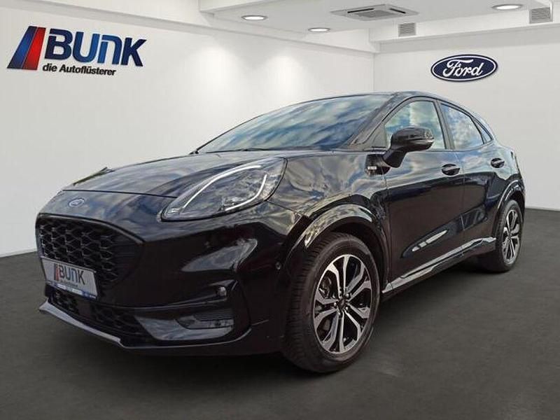 Obsidianschwarz metallic Gebraucht 2022 Ford Puma Gen-E ST-Line SUV | 19.980 € - Bild 1/4
