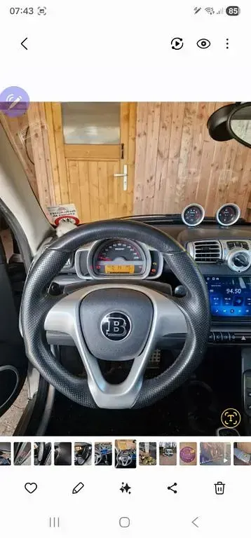 Gebraucht Smart ForTwo Cabrio Brabus Xclusive 98 PS (72 kW) 2008 Grau Cabrio