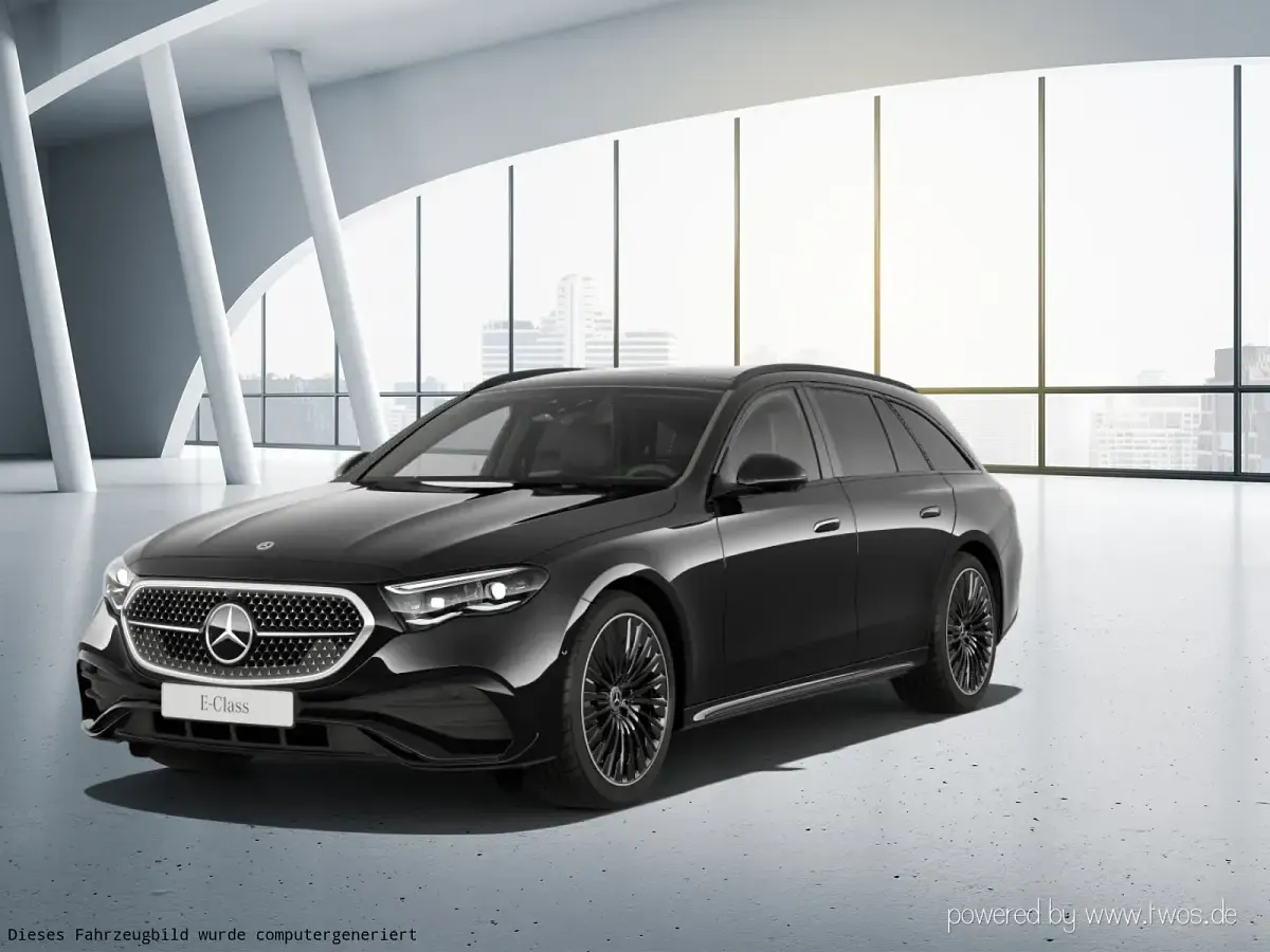 Gebraucht Mercedes E220 AMG 197 PS (144 kW) 2025 Unilack schwarz Kombi