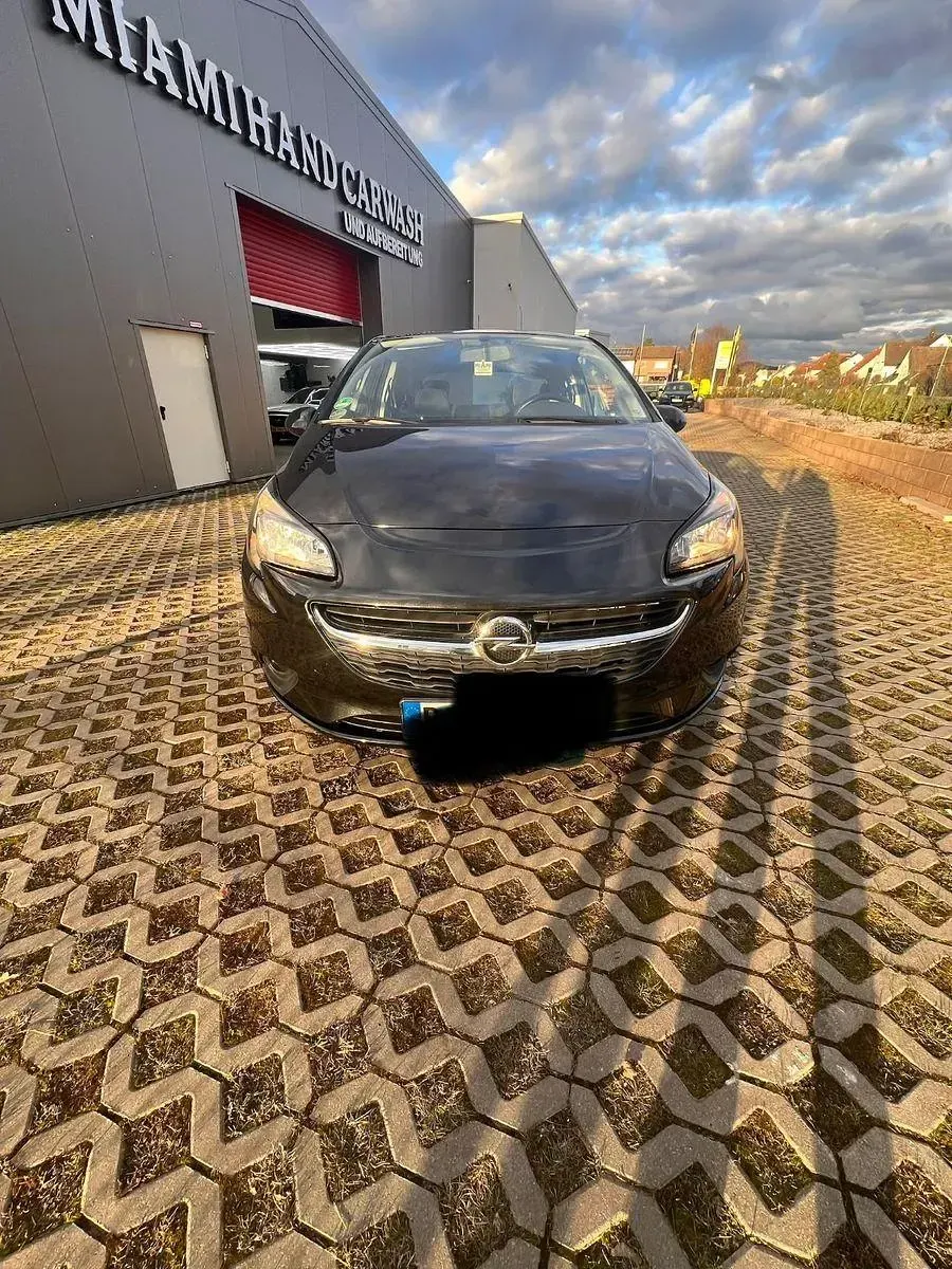 Gebraucht Opel Corsa drive 90 PS (66 kW) 2016 Schwarz Kleinwagen
