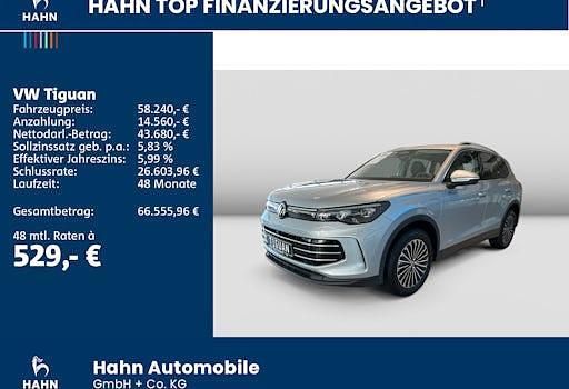 Neu VW Tiguan Elegance 272 PS (200 kW) 2025 Silber SUV