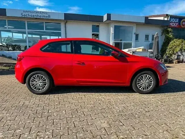 Brugt Seat Leon SC Reference 110 HK (80 kW) 2014 Rød Hatchback