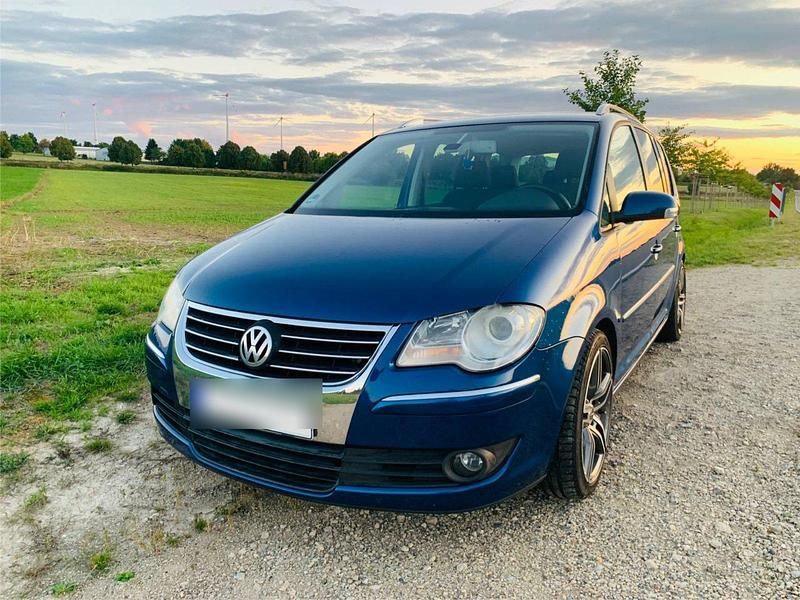 Blau Gebraucht 2007 VW Touran Van / Kleinbus | 3.990 € (Guter Preis) - Bild 1/4