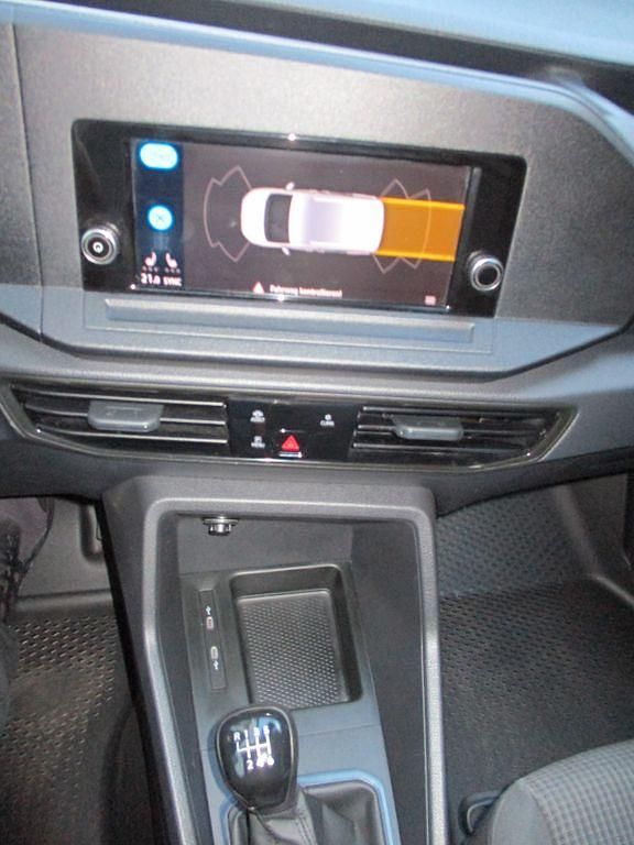 Gebraucht VW Caddy 75 PS (55 kW) 2021 Weiß Van / Kleinbus