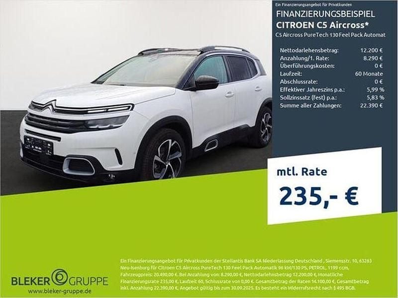 Perlmutt weiß Gebraucht 2022 Citroën C5 Aircross Feel SUV | 20.490 € (Fairer Preis) - Bild 1/3