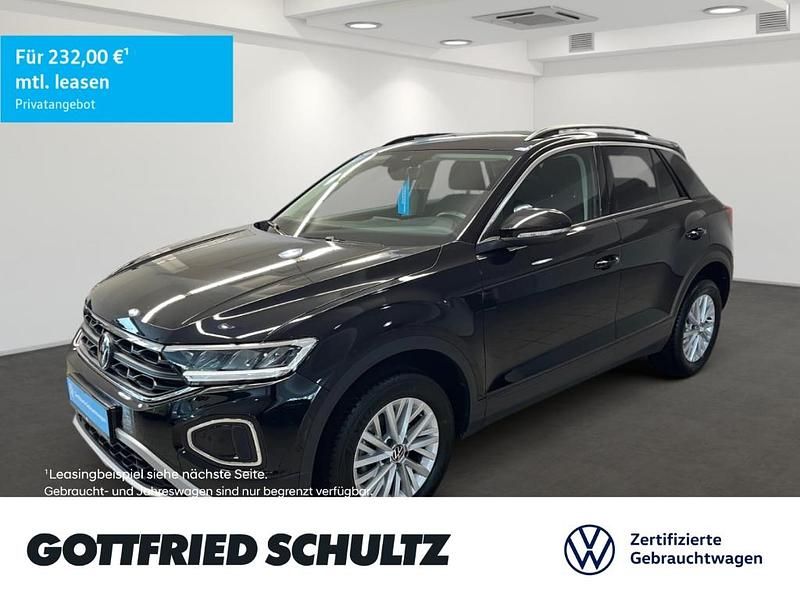 Schwarz Gebraucht 2024 VW T-Roc Life SUV | 21.700 € (Guter Preis) - Bild 1/2