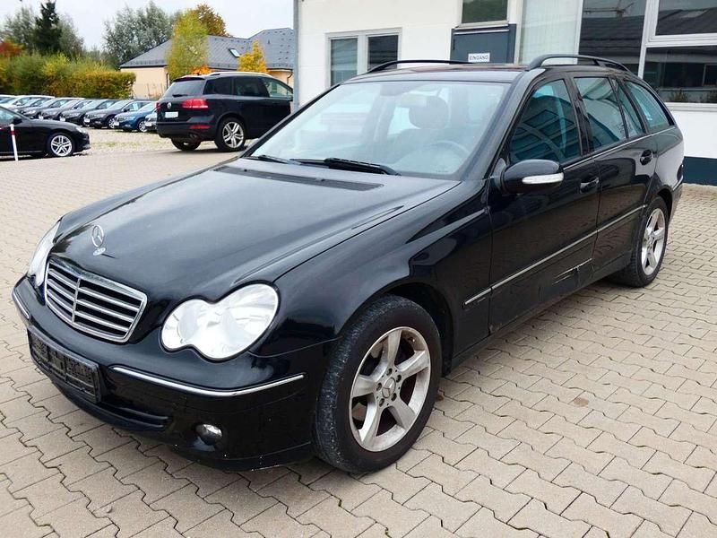 Schwarz Gebraucht 2006 Mercedes C180 Avantgarde Kombi | 1.190 € (Superpreis) - Bild 1/4