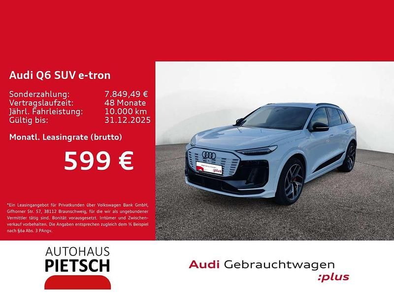 Gletscherweiß metallic Gebraucht 2025 Audi Q6 e-tron Sport SUV | 74.910 € (Guter Preis) - Bild 1/4