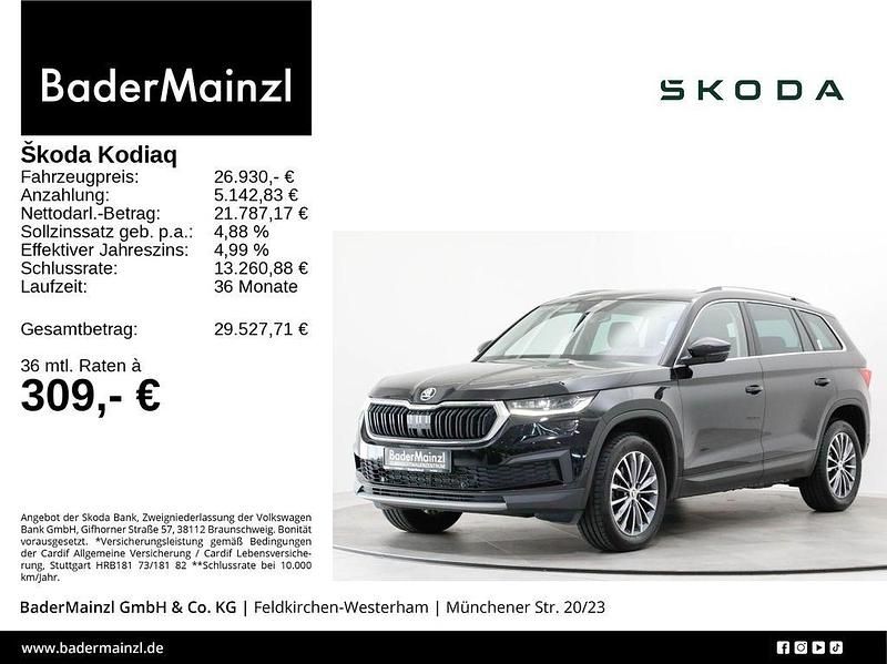 Blackmagic perleffekt Gebraucht 2021 Skoda Kodiaq Style SUV | 26.930 € (Fairer Preis) - Bild 1/3