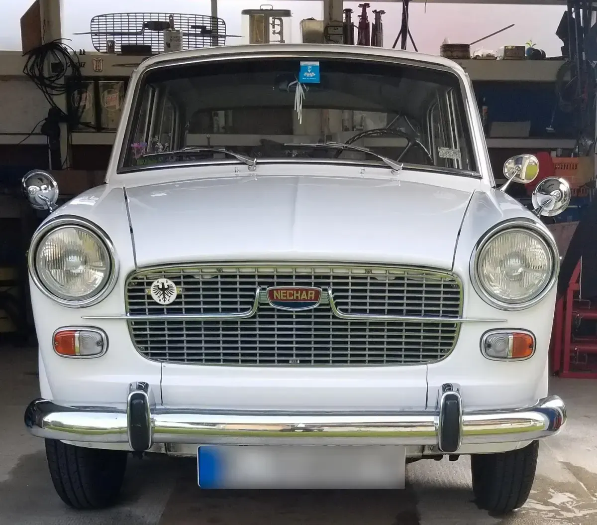 Gebraucht Neckar Europa 48 PS (35 kW) 1963 Weiß Limousine
