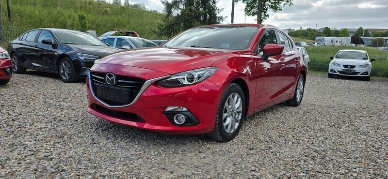 Rot Gebraucht 2014 Mazda 3 Sports-Line Limousine | 10.990 € (Fairer Preis) - Bild 1/4