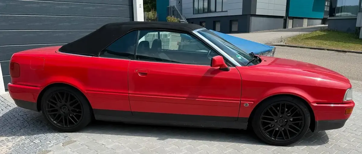 Gebraucht Audi 80 115 PS (84 kW) 1995 Rot Cabrio