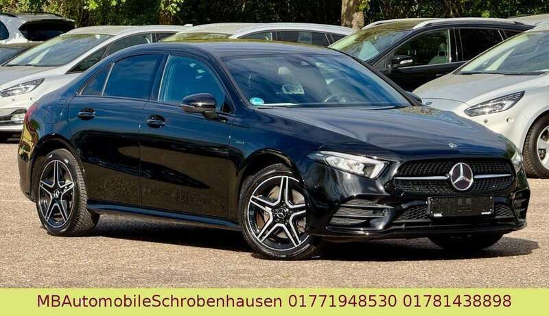 Schwarz Gebraucht 2021 Mercedes A250 AMG Limousine | 25.999 € (Guter Preis) - Bild 1/3