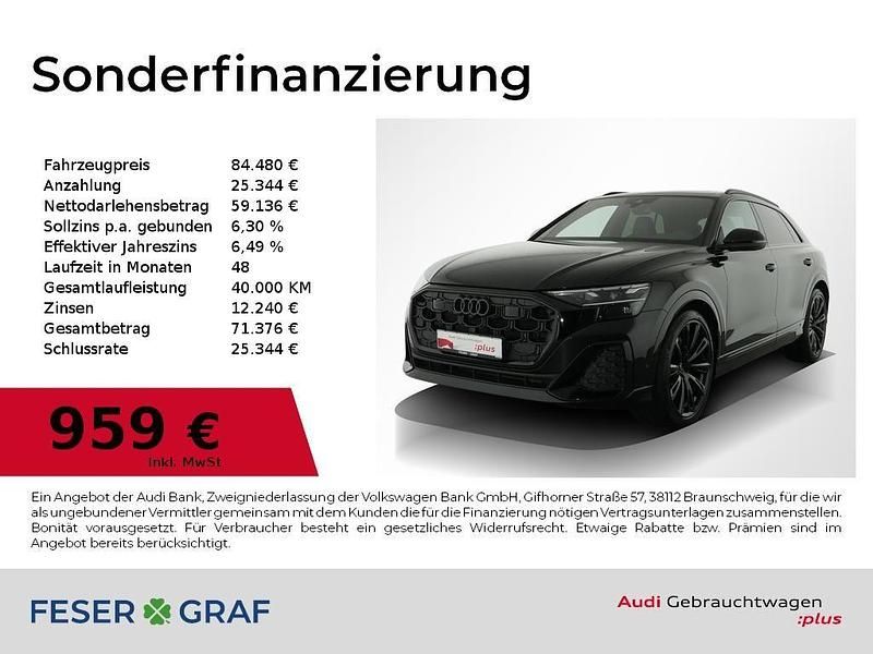 Gebraucht Audi Q8 S-Line 286 PS (210 kW) 2025 Schwarz SUV
