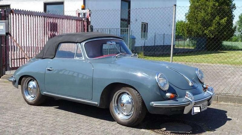 Grau Gebraucht 1962 Porsche 356 Cabrio | 122.500 € - Bild 1/4