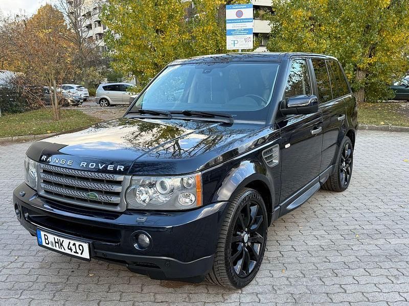 Blau Gebraucht 2009 Land Rover Range Rover Sport HSE SUV | 10.900 € (Teuer) - Bild 1/4