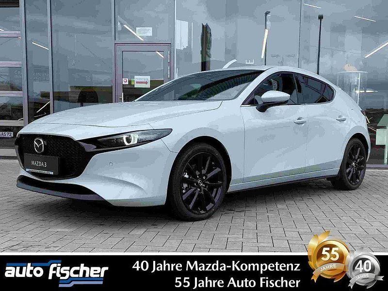Weiß Neu 2025 Mazda 3 Exclusive-Line Limousine | 28.190 € - Bild 1/4