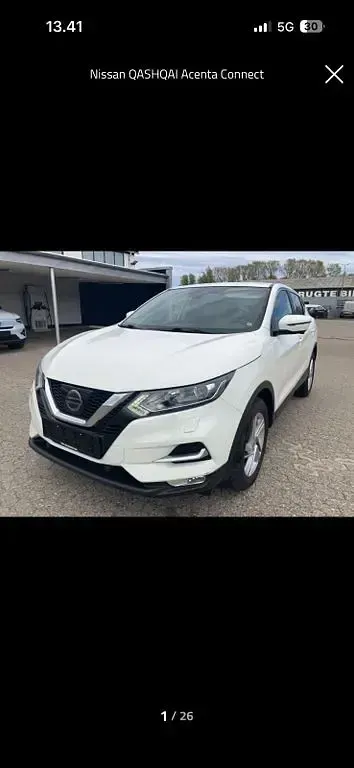 Gebraucht Nissan Qashqai N-Connecta 131 PS (96 kW) 2018 Weiß SUV