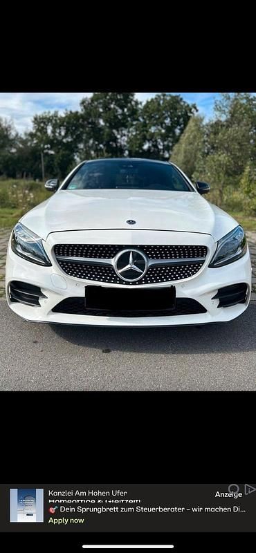 Gebraucht Mercedes C300 AMG line 258 PS (189 kW) 2019 Weiß Coupé