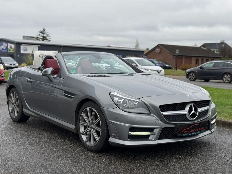 Silber Gebraucht 2011 Mercedes SLK350 AMG line Cabrio | 23.975 € (Superpreis) - Bild 1/4