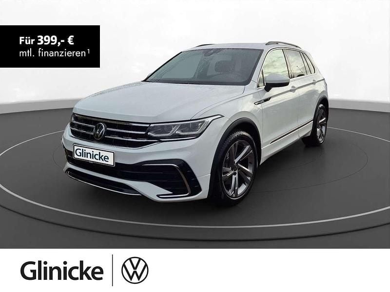 Pure white Gebraucht 2022 VW Tiguan R-line SUV | 33.970 € (Guter Preis) - Bild 1/3