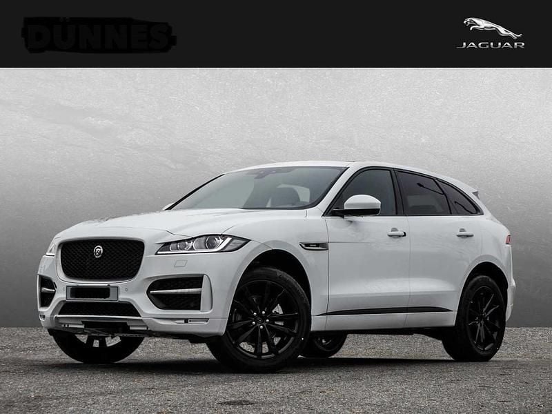 Weiß Gebraucht 2018 Jaguar F-Pace R-Sport SUV | 24.990 € - Bild 1/4