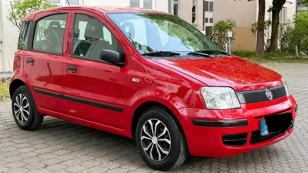 Usata Fiat Panda 2009 Rosso Utilitaria