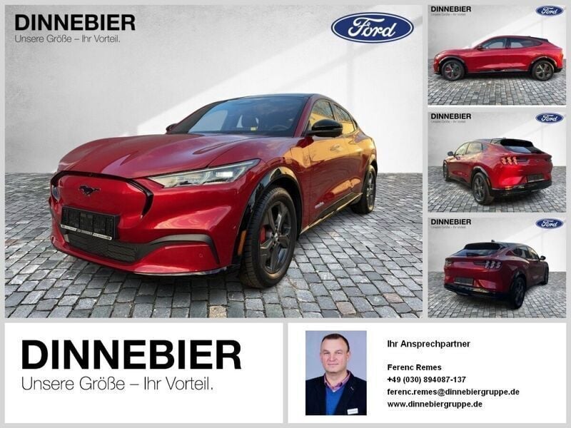 Rot (metallic) Gebraucht 2022 Ford Mustang Mach-E SUV | 39.990 € (Fairer Preis) - Bild 1/1