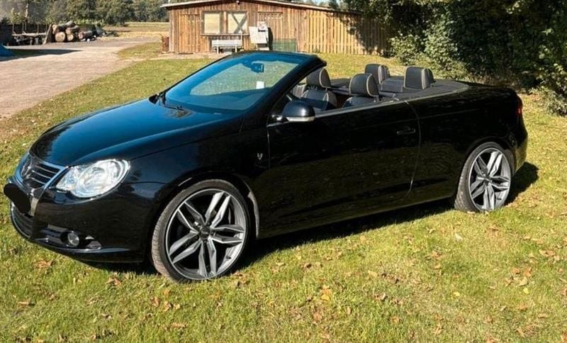 Schwarz Gebraucht 2008 VW Eos Individual Cabrio | 3.990 € (Guter Preis) - Bild 1/4