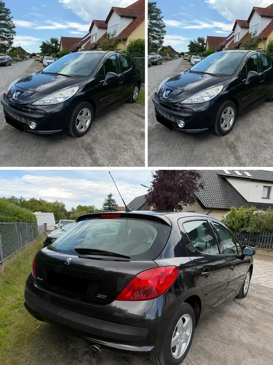 Gebraucht Peugeot 207 95 PS (69 kW) 2009 Schwarz Kleinwagen