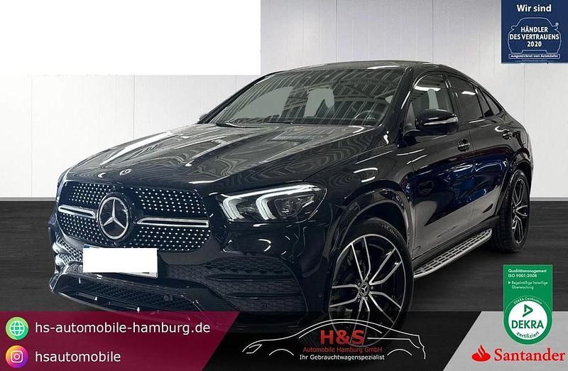 Gebraucht Mercedes GLE350 AMG line 320 PS (235 kW) 2022 Obsidianschwarz  lack Coupé