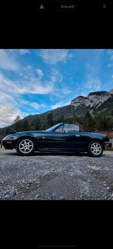 Gebraucht Mazda MX5 90 PS (66 kW) 1996 Grün Cabrio