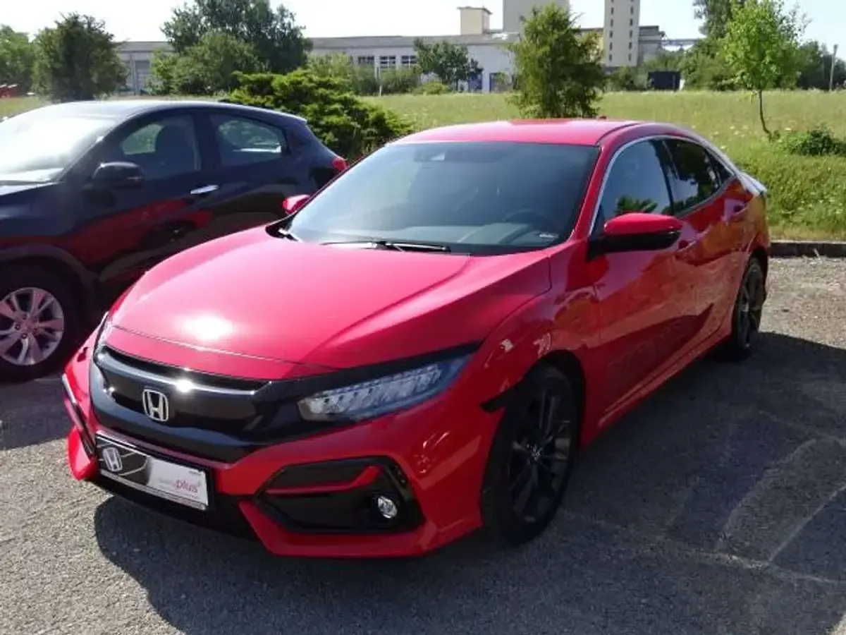 Gebraucht Honda Civic Elegance 126 PS (92 kW) 2021 Rally red Limousine